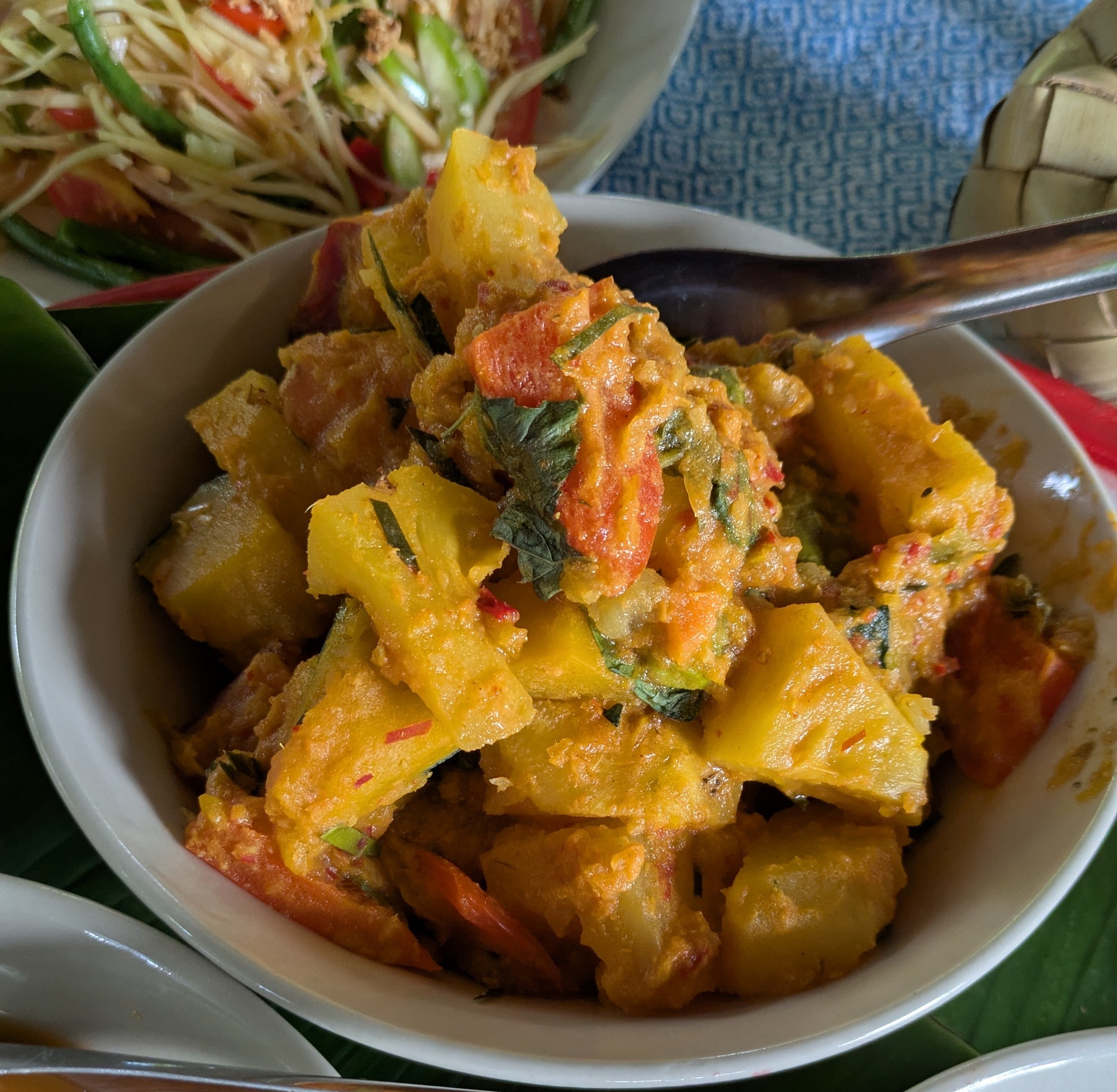 Pineapple red curry